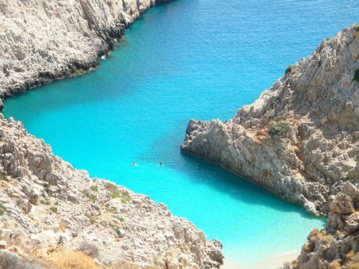 House With Sea View Close To Platanias Vrísai Exterior foto